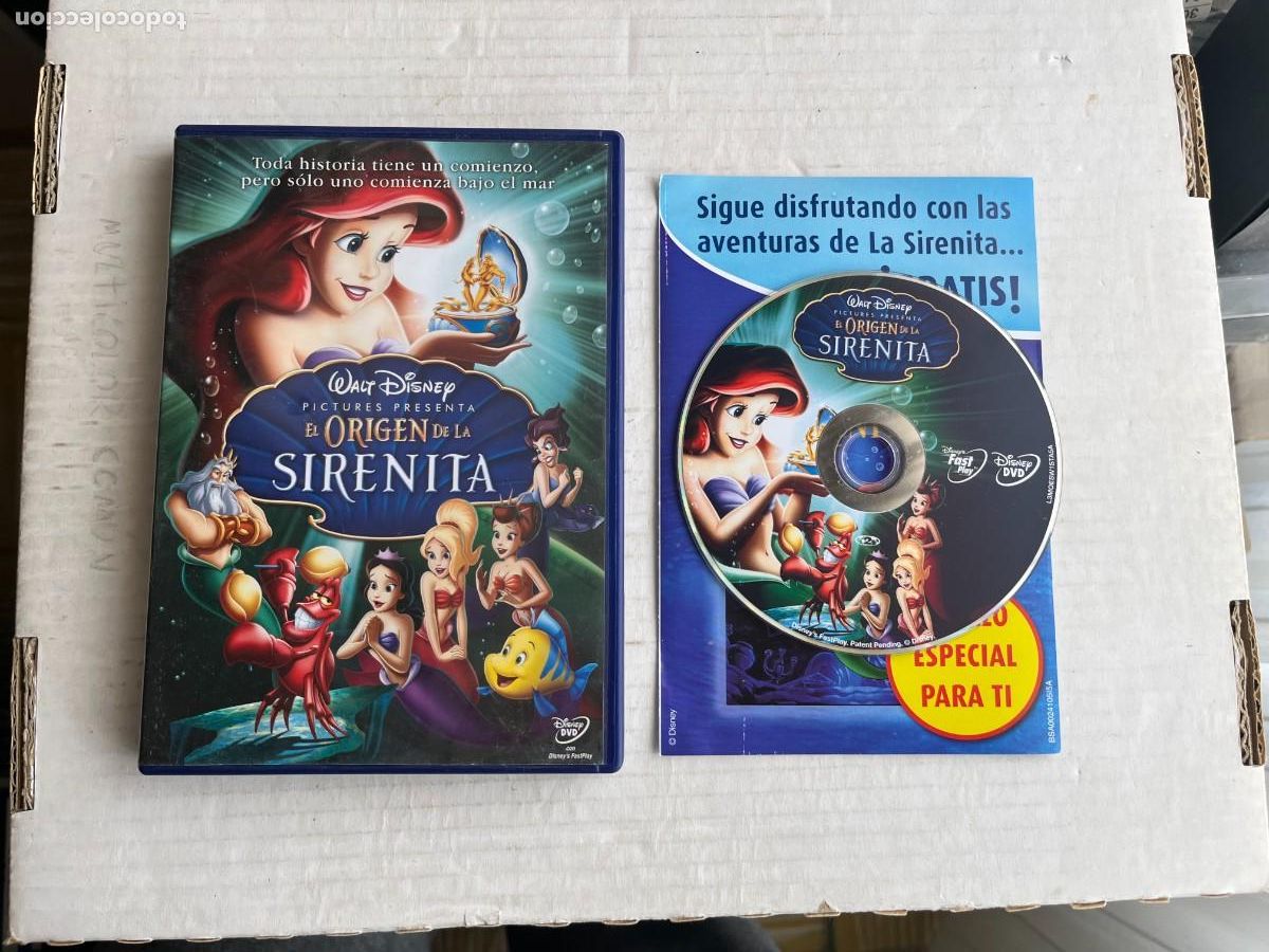 Cine: EL ORIGEN DE LA SIRENITA - DISNEY - DVD PELICULA KREATEN