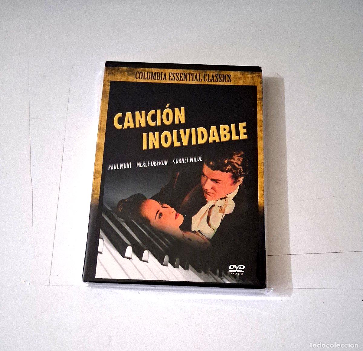 Cine: DVD &rdquo;CANCION INOLVIDABLE&rdquo; CHARLES VIDOR PAUL MUNI MERLE OBERON +FUNDA CARTON
