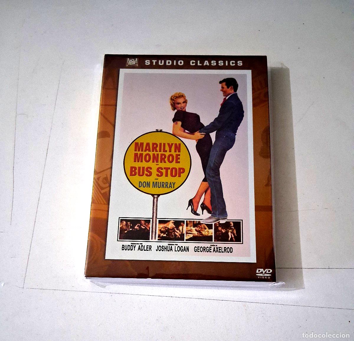 Cine: DVD &rdquo;BUS STOP&rdquo; COMO NUEVO JOSHUA LOGAN MARILYN MONROW DON MURRAY +FUNDA CARTON