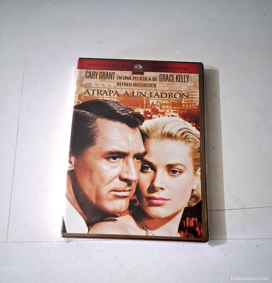 Cine: DVD &rdquo;ATRAPA A UN LADRON&rdquo; COMO NUEVO ALFRED HITCHCOCK CARY GRANT +LIBRETO +POSTAL