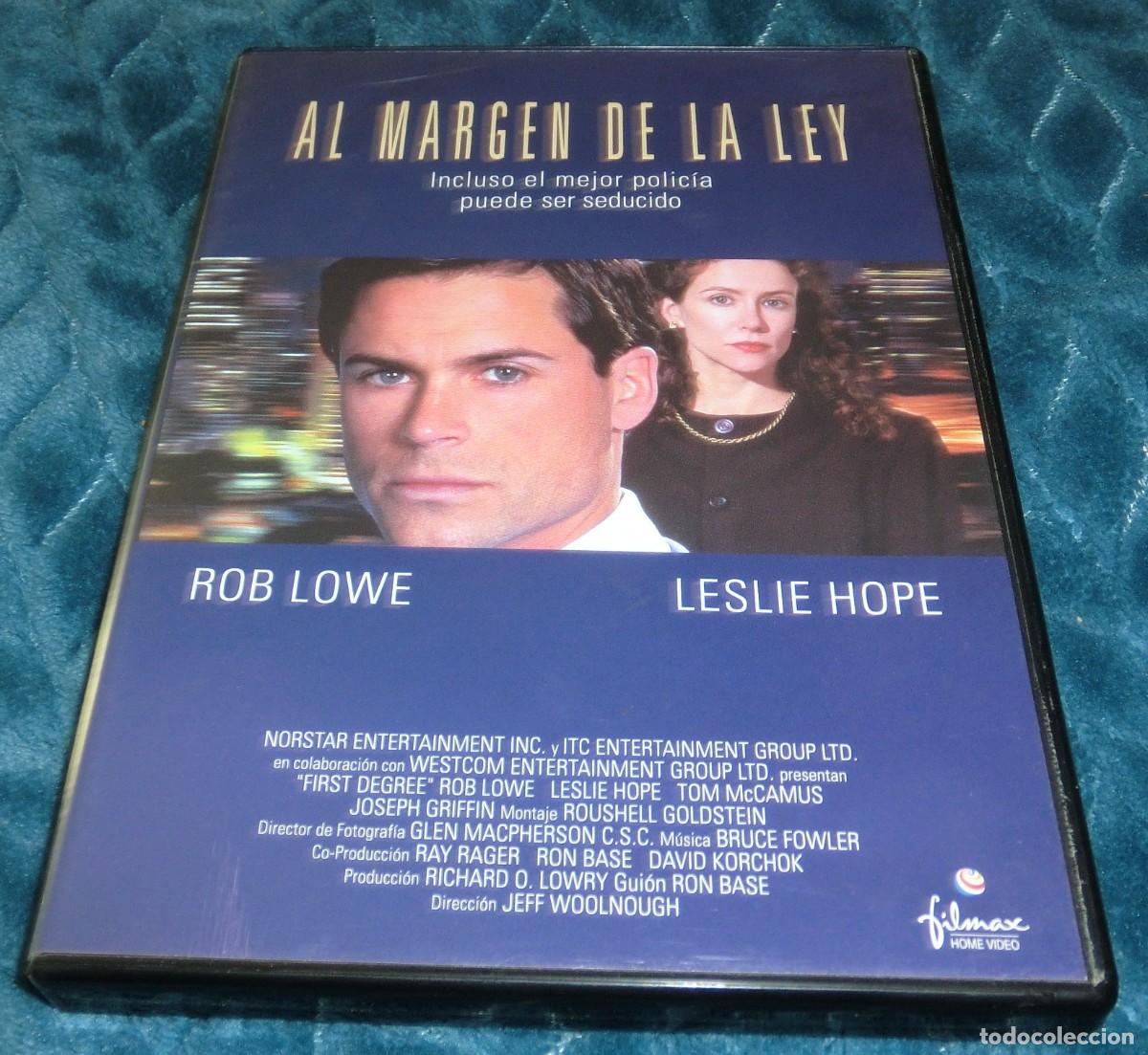 Cine: DVD AL MARGEN DE LA LEY - ROB LOWE / LESLIE HOPE (DE COLECCIONISTA - PERFECTO ESTADO - UN S&Oacute;LO USO)
