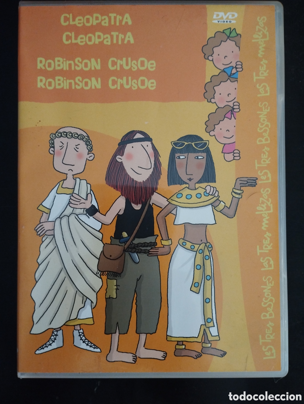 Cine: Les tres Bessones: Cleopatra. Robinson Crusoe. DVD. Las tres mellizas