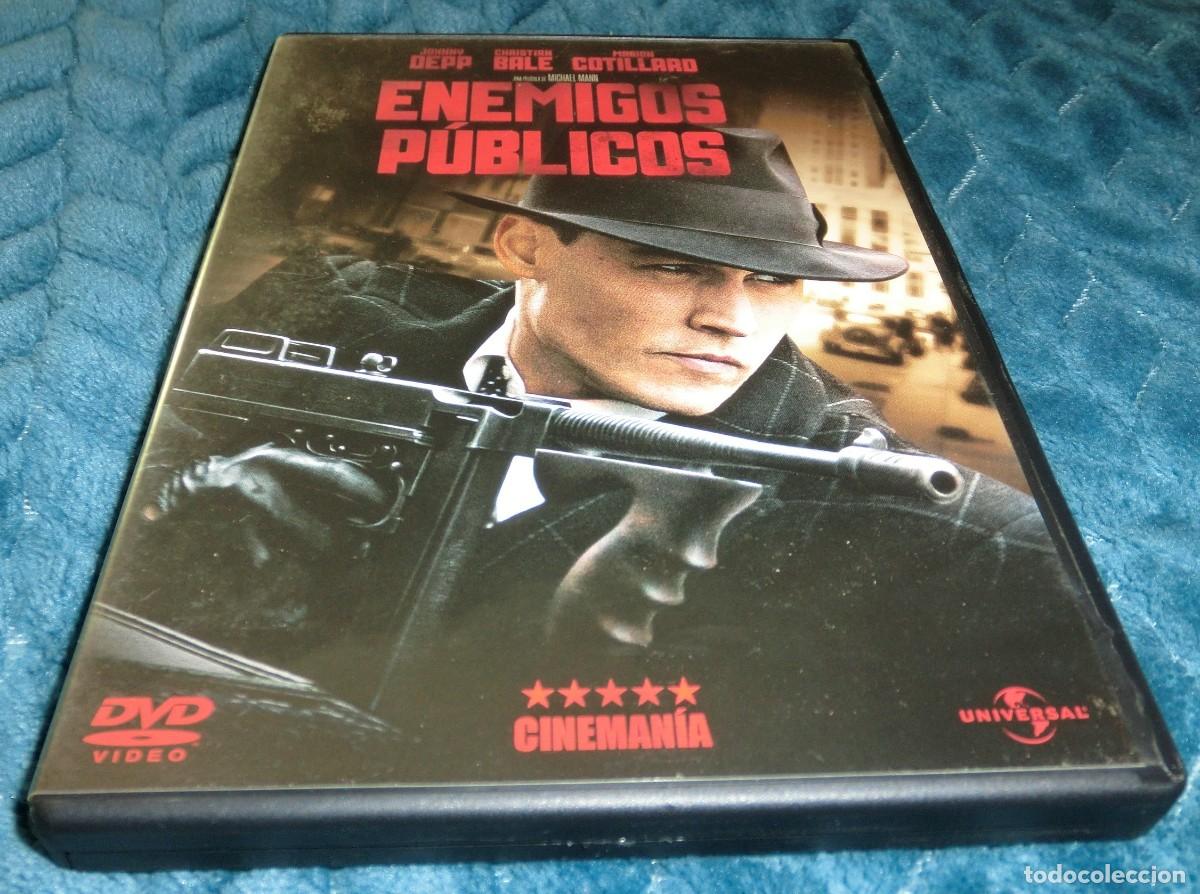 Cine: DVD ENEMIGOS P&Uacute;BLICOS - JONNY DEEP (DE COLECCIONISTA - PERFECTO ESTADO - UN S&Oacute;LO USO)