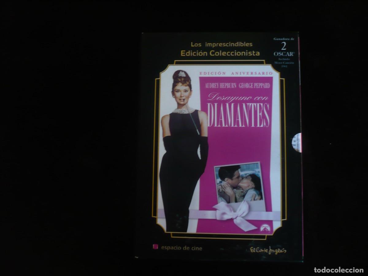 Cine: desayuno con diamantes - edicion coleccionista con librito - dvd como nuevo