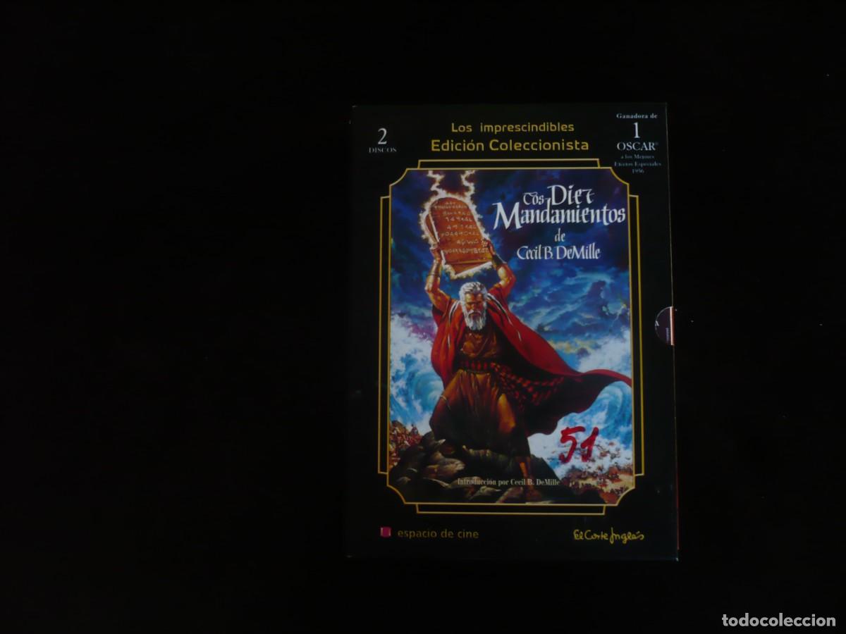 Cine: los diez mandamientos - edicion coleccionista con librito y 2 discos - dvd como nuevo