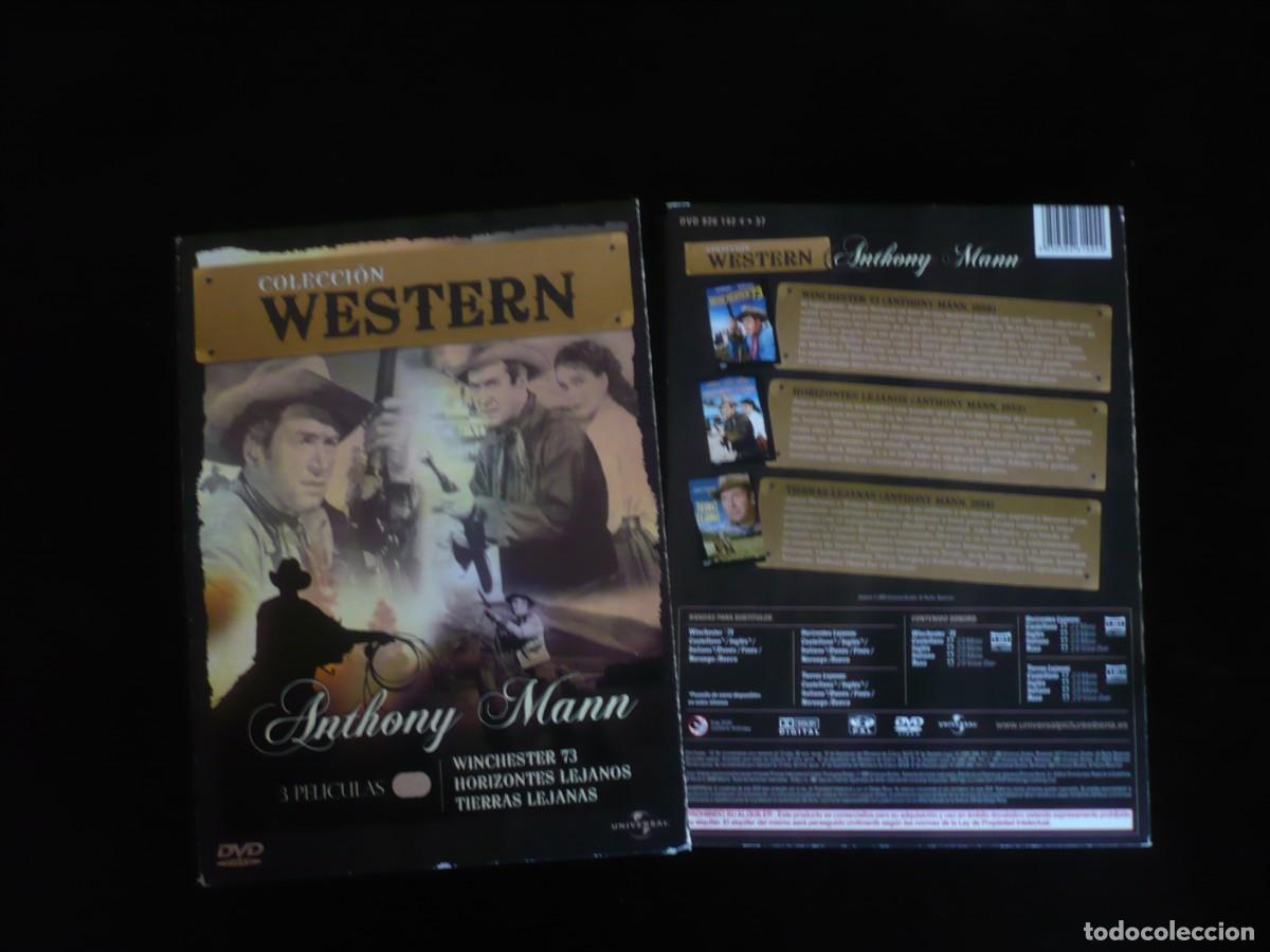 Cine: winchester 73 + horizontes lejanos y tierras lejanas - con 3 dvd como nuevos
