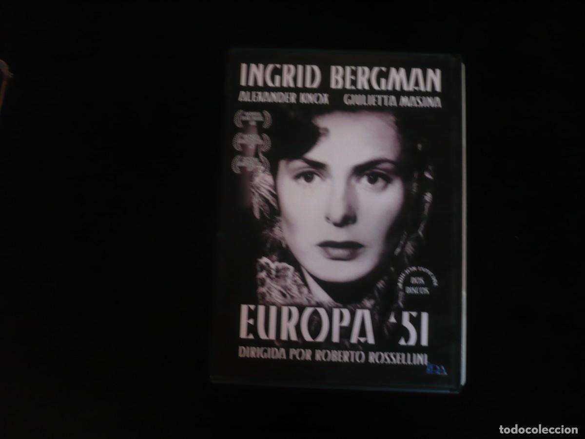 Cine: europa 51 - ingrid bergman - edicion especial 2 discos - dvd casi como nuevo