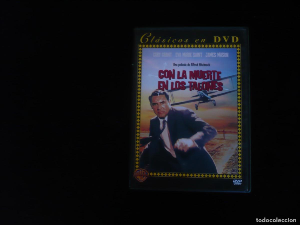 Cine: con la muerte en los talones - dvd como nuevo