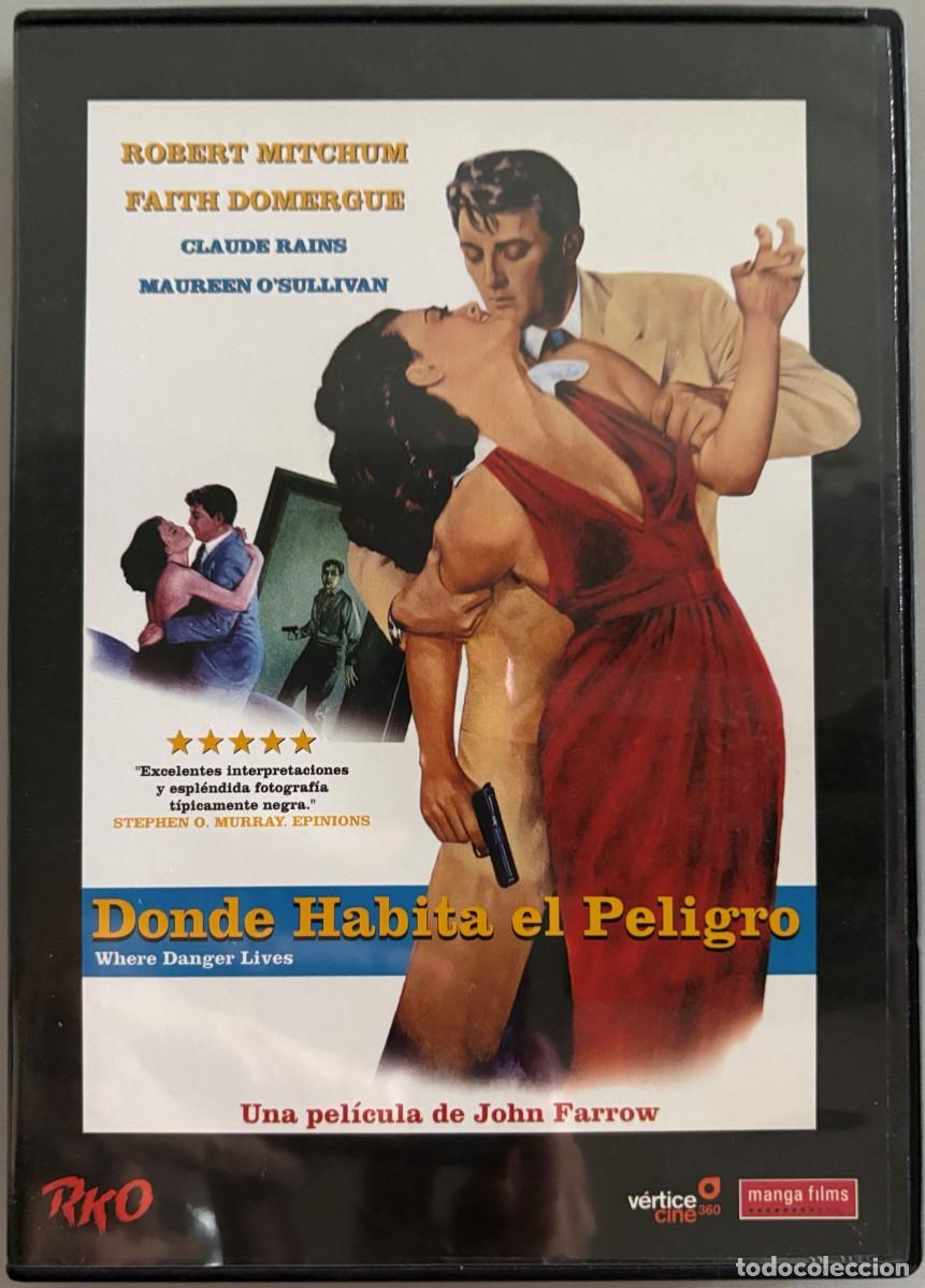 Cine: DONDE HABITA EL PELIGRO (WHERE DANGER LIVES, 1950) ROBERT MITCHUM, FAITH DOMERGUE -FILM JOHN FARROW