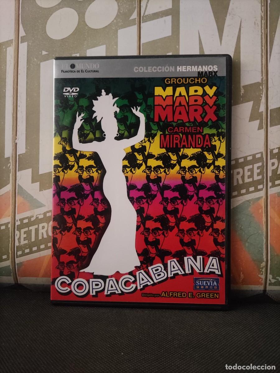 Cine: DVD Slim 69 Copacabana - Colecci&oacute;n Hermanos Marx / Disco como nuevo