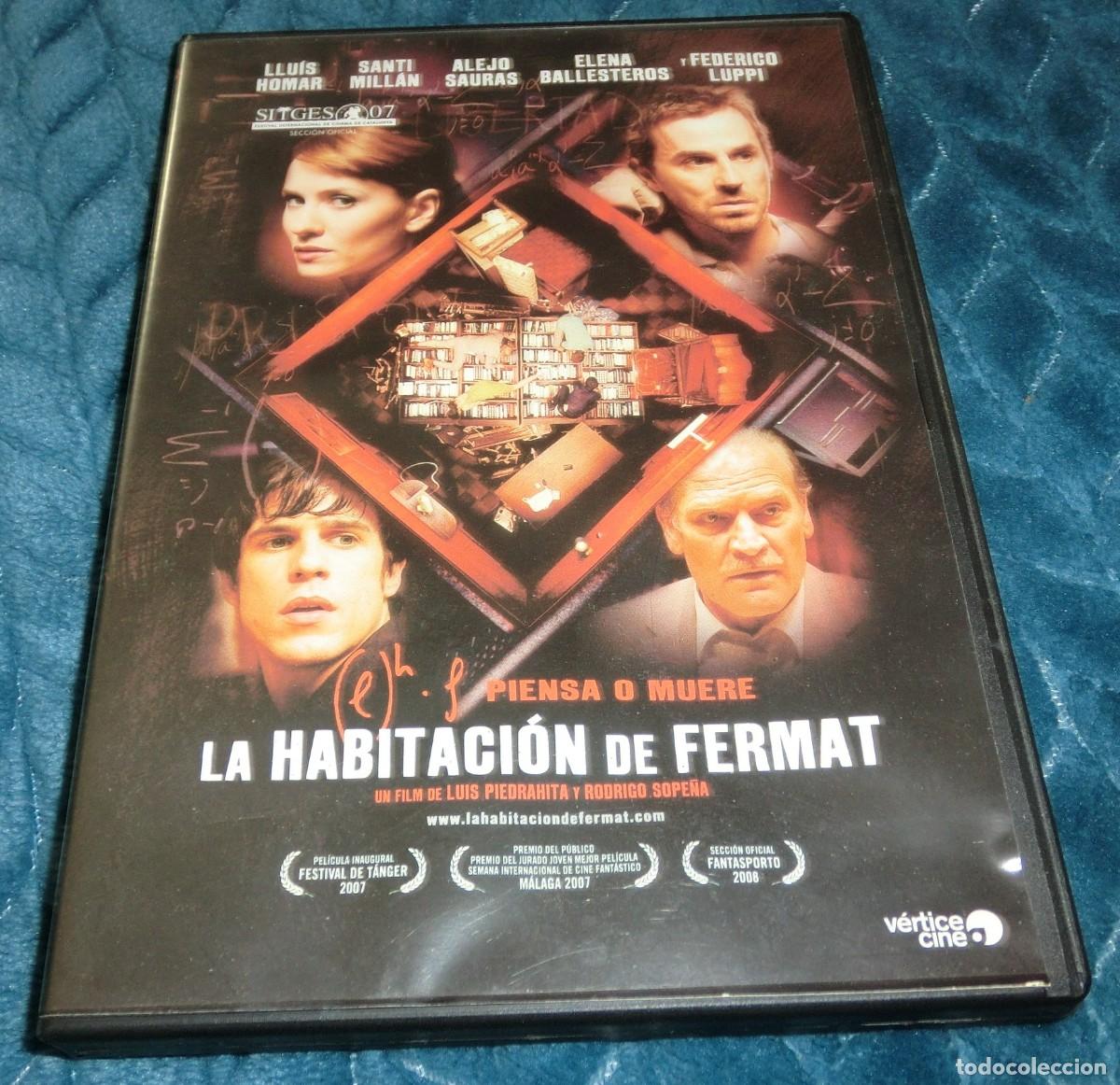 Cine: DVD LA HABITACI&Oacute;N DE FERMAT (COLECCI&Oacute;N) (DE COLECCIONISTA - PERFECTO ESTADO - UN S&Oacute;LO USO)