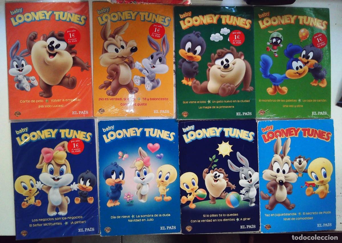 Cine: lote 8 dvds de baby looney tunes e&ntilde; pais warner bros