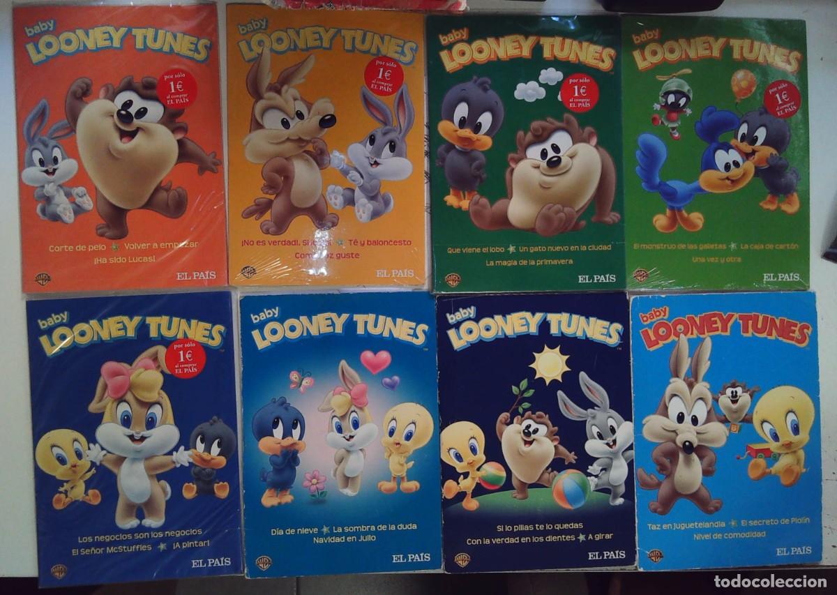 Cine: lote 8 dvds de baby looney tunes e&ntilde; pais warner bros
