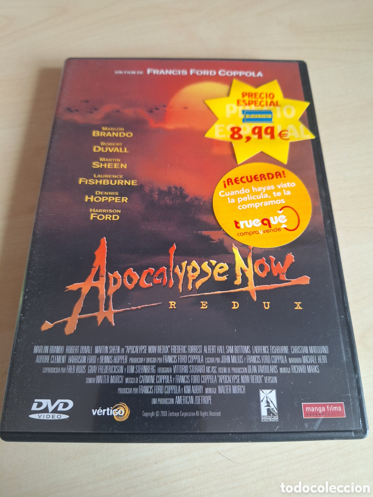 Cine: A49 apocalypse now DVD SEGUNDAMANO