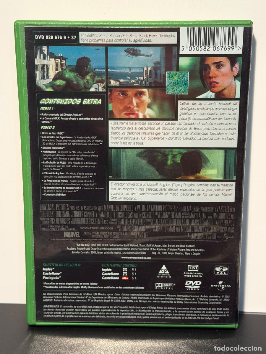 Cine: Hulk (Edici&oacute;n 2 Discos) (DVD) - Foto 2