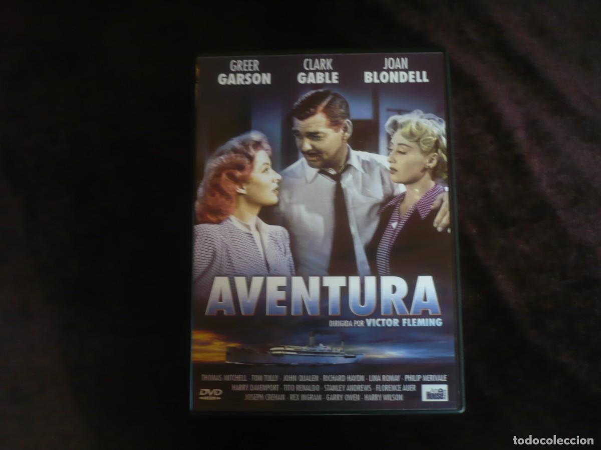 Cine: aventura . con clark gable y greer garson - dvd como nuevo