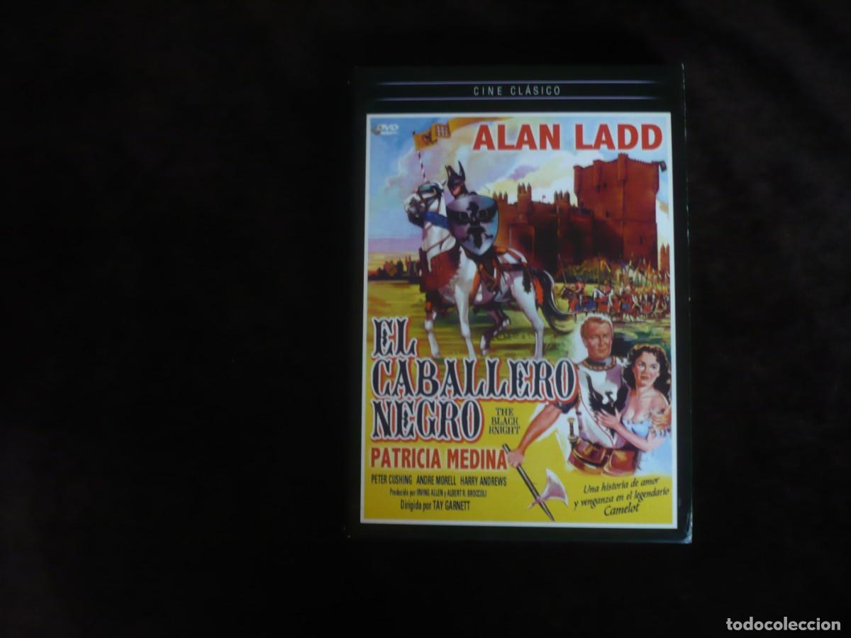 Cine: el caballero negro - alan ladd - dvd casi como nuevo con sobrecubierta de carton