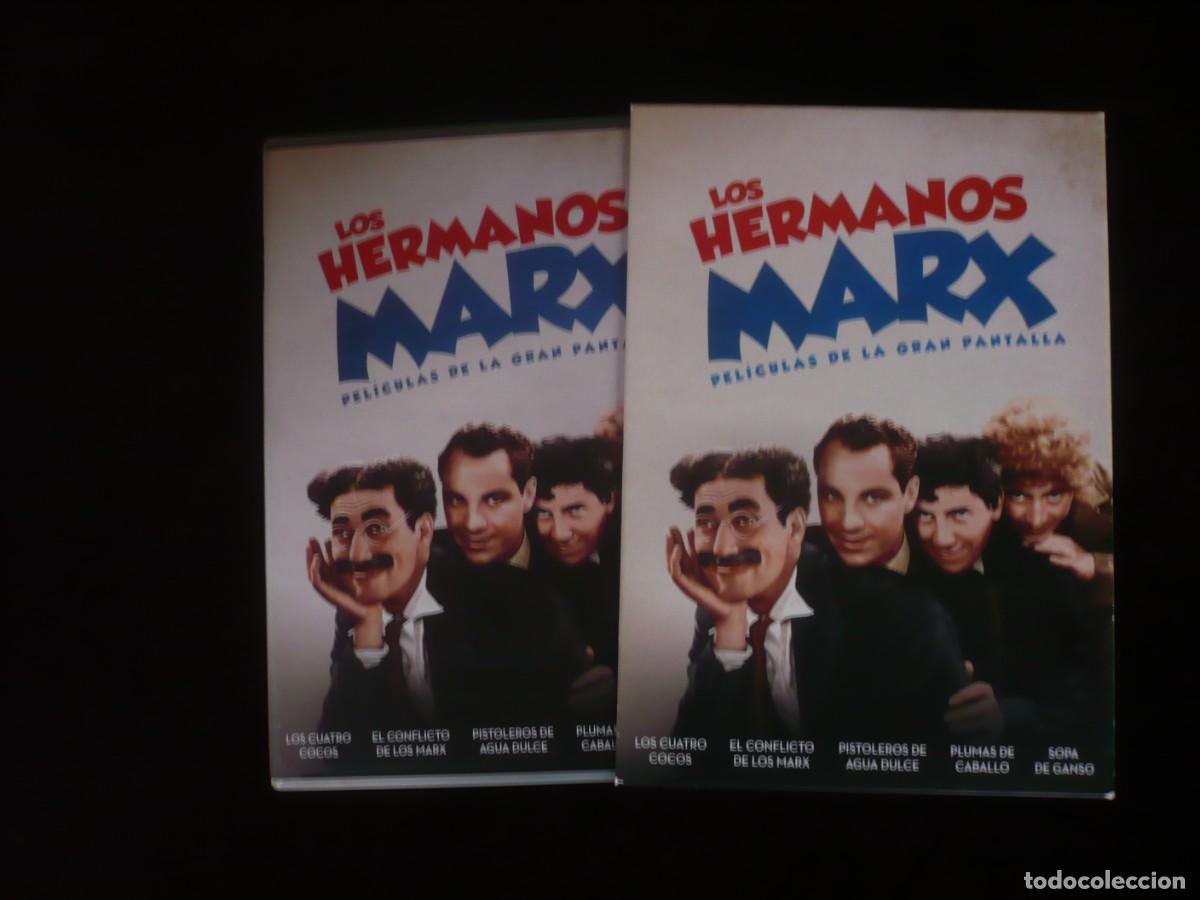 Cine: los hermanos marx peliculas de la gran pantella - los cuatro cocos + el con - con 5 dvd como nuevos