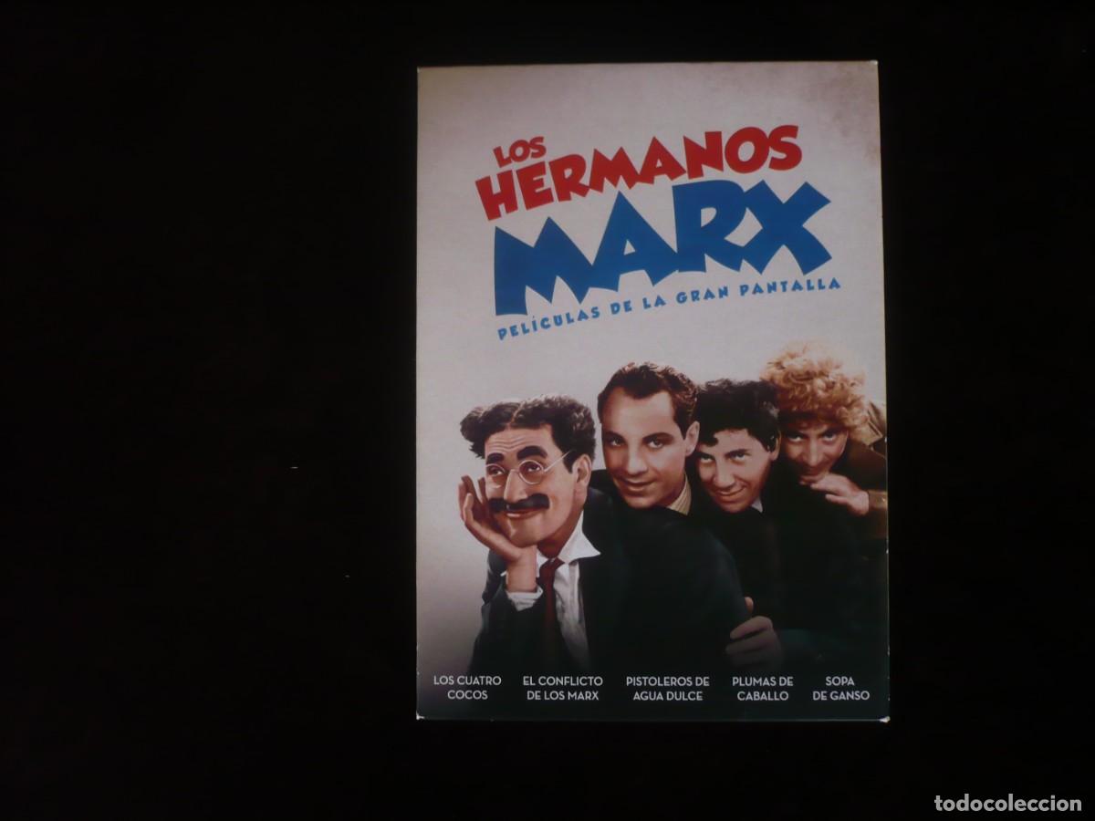 Cine: los hermanos marx peliculas de la gran pantella - los cuatro cocos + el con - con 5 dvd como nuevos