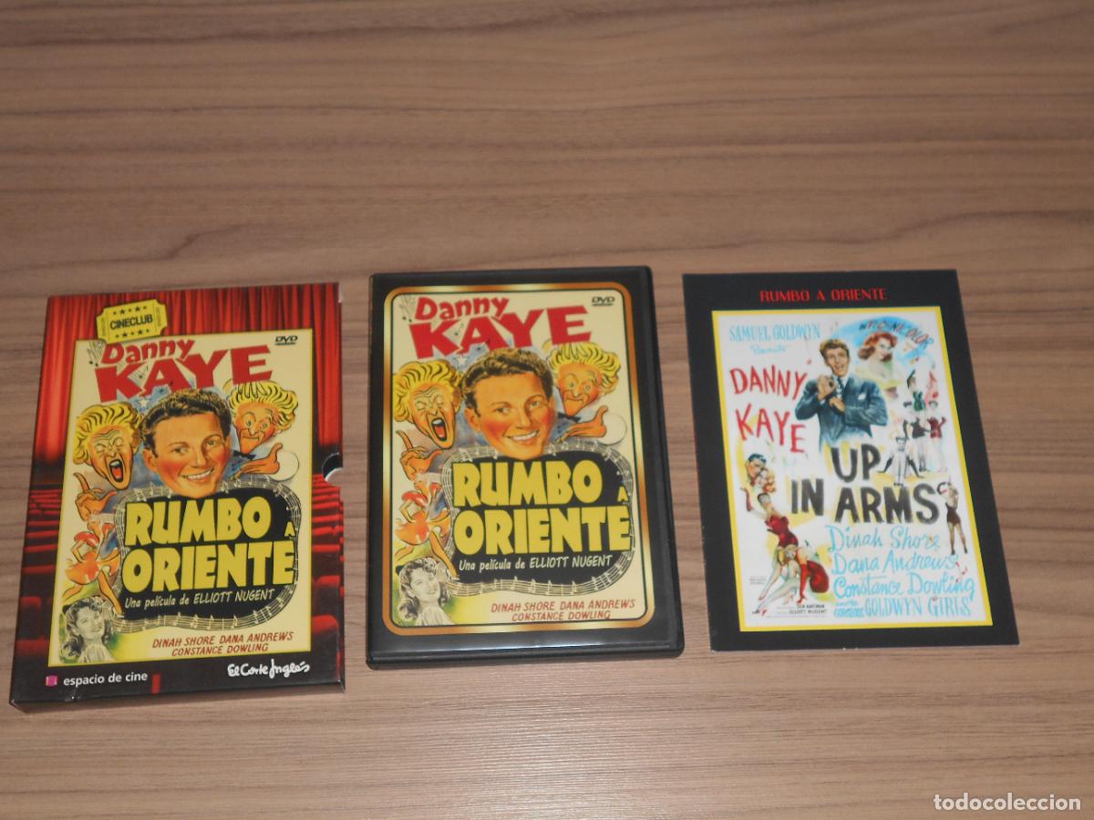 Cine: RUMBO A ORIENTE Edicion Especial DVD + LIBRO 34 Pag. DANNY KAY Disco COMO NUEVO