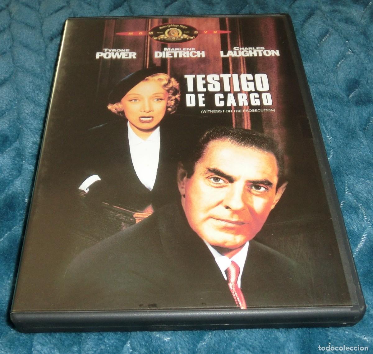 Cine: DVD TESTIGO DE CARGO-TYRONE POWER/CHARLES LAUGHTON (DE COLECCIONISTA- PERFECTO ESTADO - UN S&Oacute;LO USO)