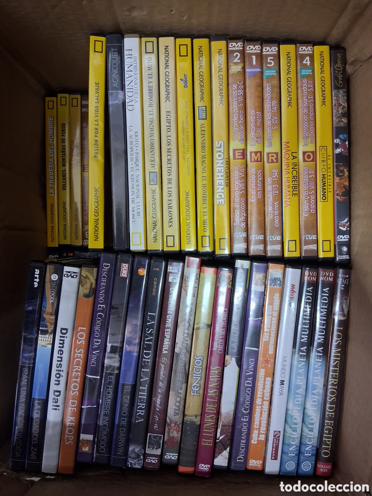 Cine: Lote 80 documentales DVD