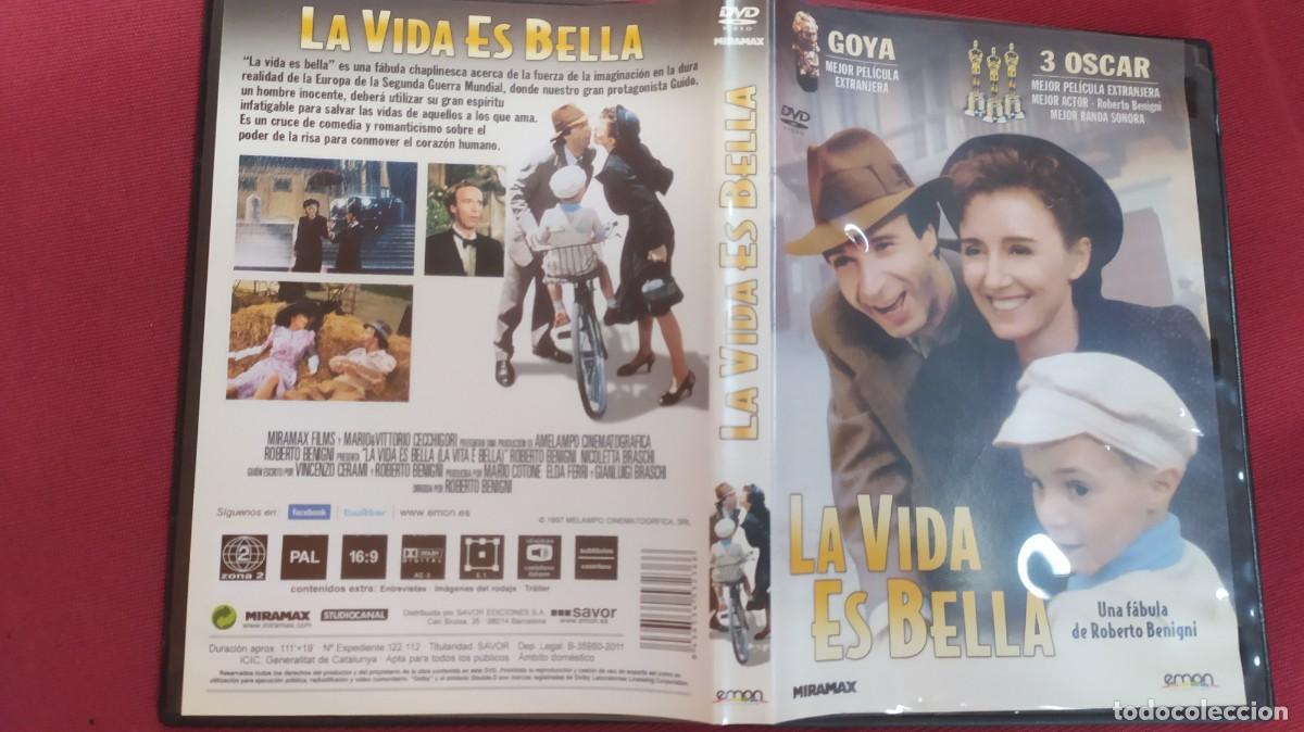 Cine: dvd La vida es bella. Roberto Benigni