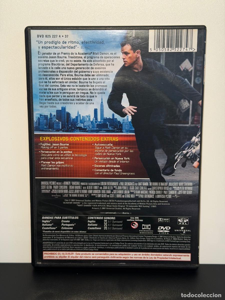 Cine: El Ultim&aacute;tum De Bourne (DVD) - Foto 2