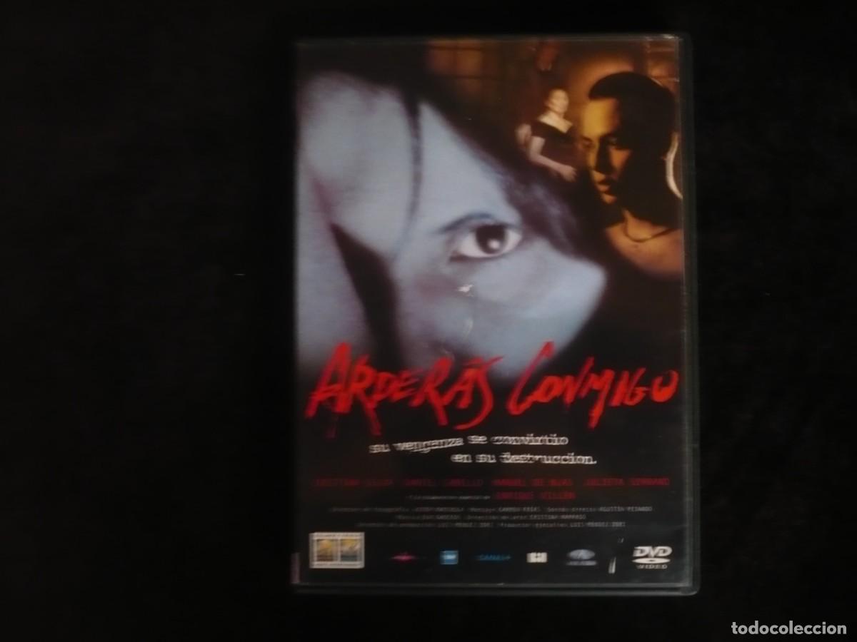 Cine: arderas conmigo - dvd casi como nuevo