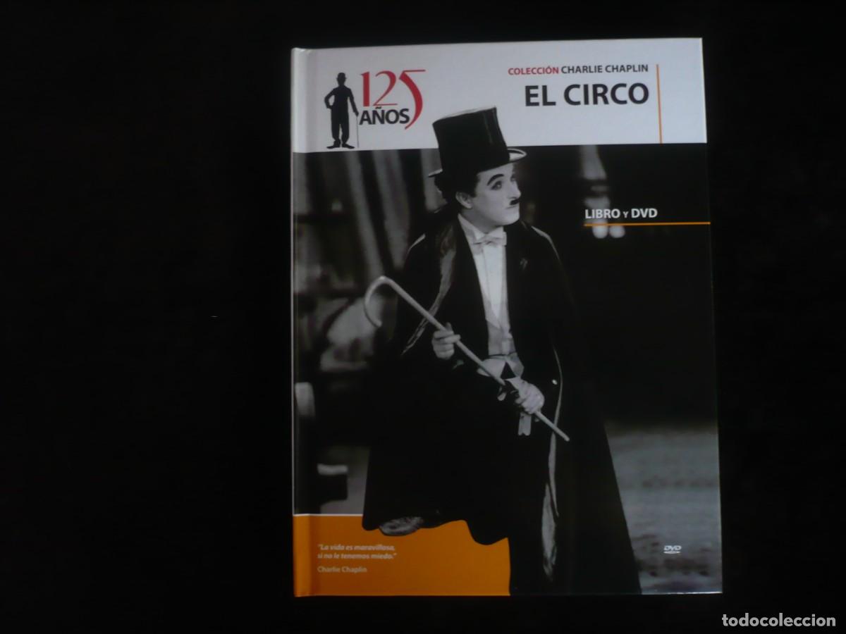 Cine: el circo - coleccion charlie chaplin 125 a&ntilde;os - dvd + libro - dvd como nuevo