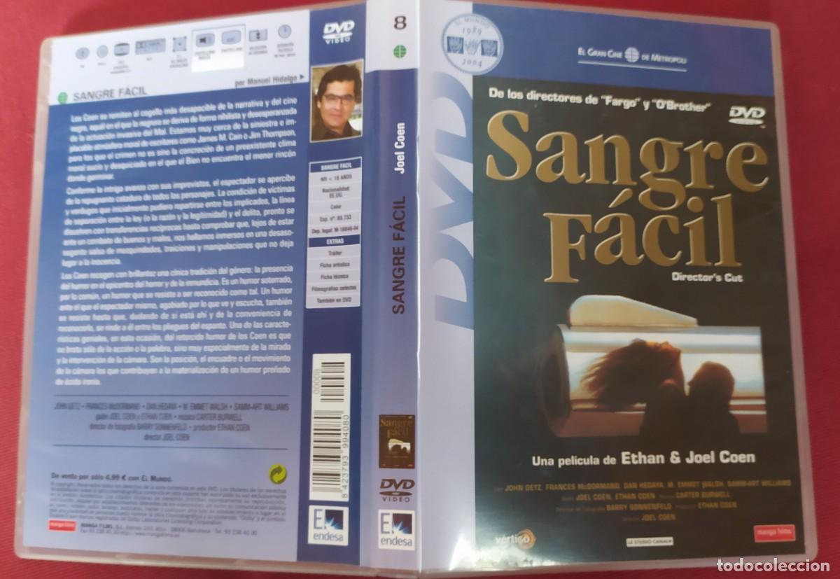 Cine: dvd -sangre f&aacute;cil- El gran cine de metr&oacute;poli, n&uacute;mero 8