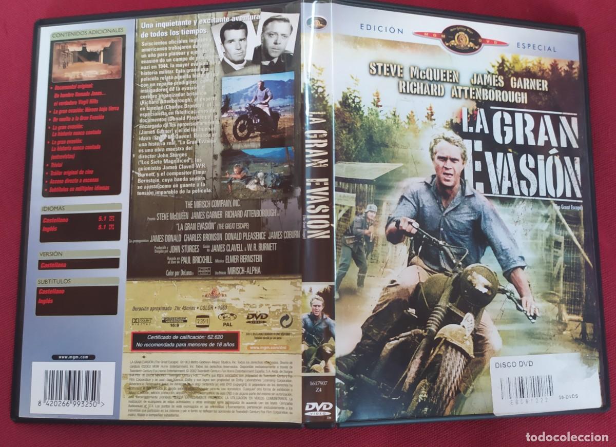 Cine: dvd -La gran evasi&oacute;n- Edici&oacute;n especial 2 discos