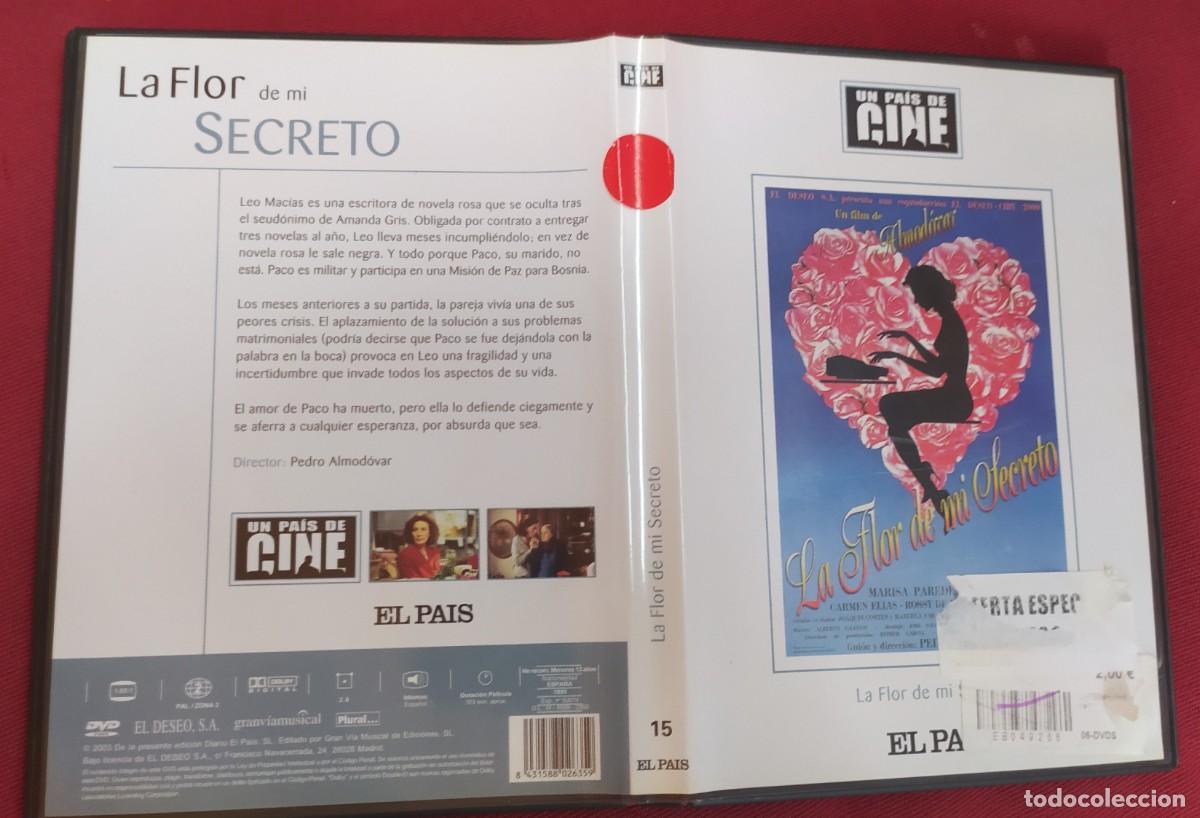 Cine: dvd -La flor de mi secreto. Un pa&iacute;s de cine n&uacute;mero 15