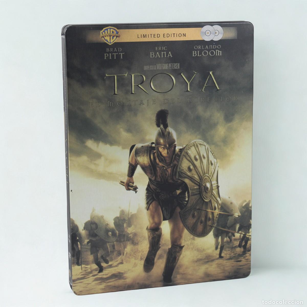 Cine: Troya DVD Edici&oacute;n Limitada Caja Metal 2 Discos Montaje Director Multiidioma PAL2