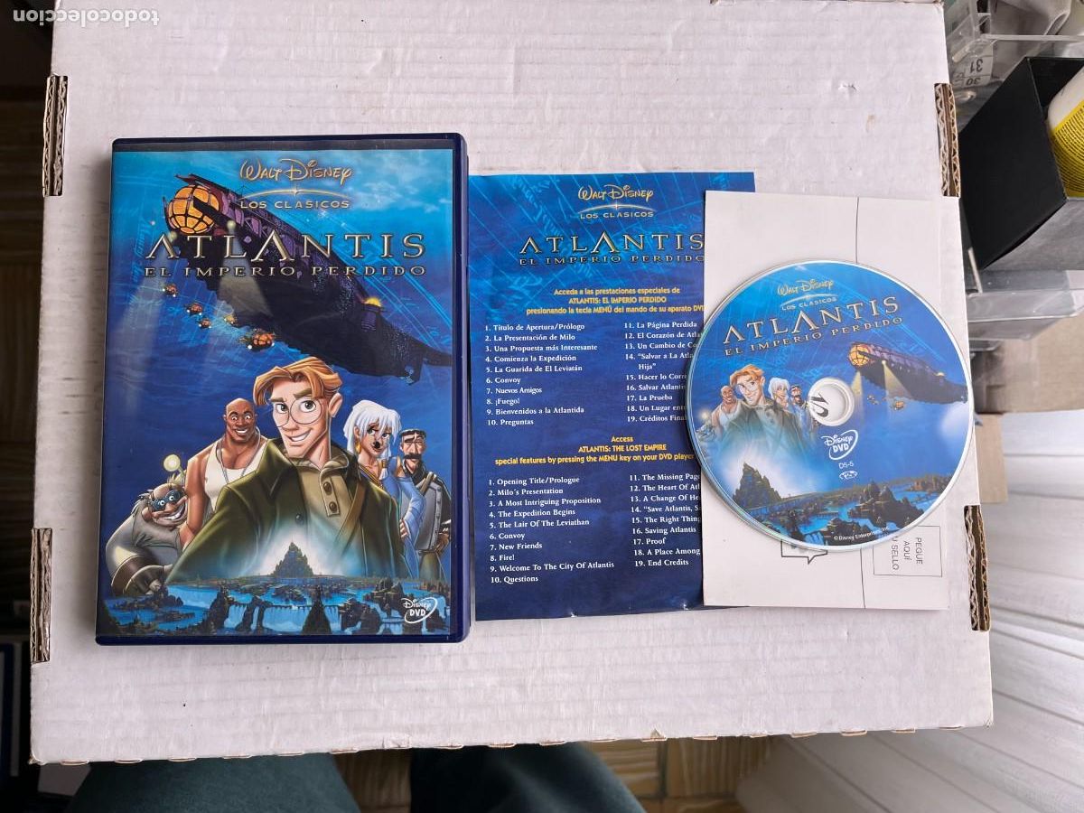 Cine: ATLANTIS EL IMPERIO PERDIDO WALT DISNEY - PELICULA DVD KREATEN