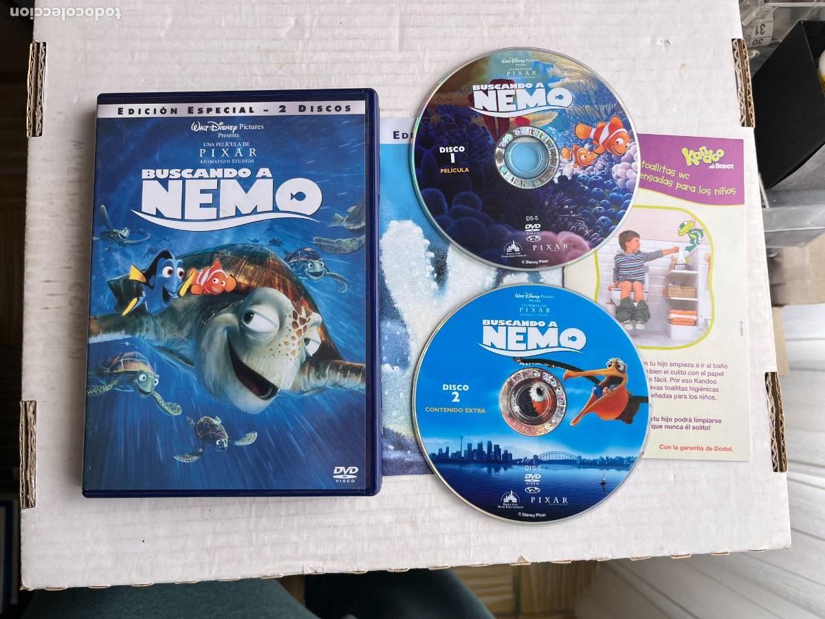 Cine: BUSCANDO A NEMO EDICION ESPECIAL DOS DISCOS DISNEY PIXAR - PELICULA DVD KREATEN
