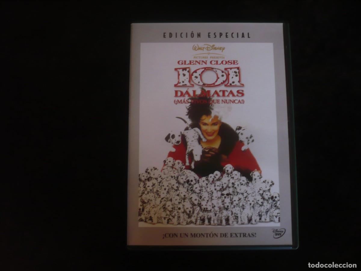 Cine: 101 dalmatas - glenn close - edicion especial con librito - dvd como nuevo