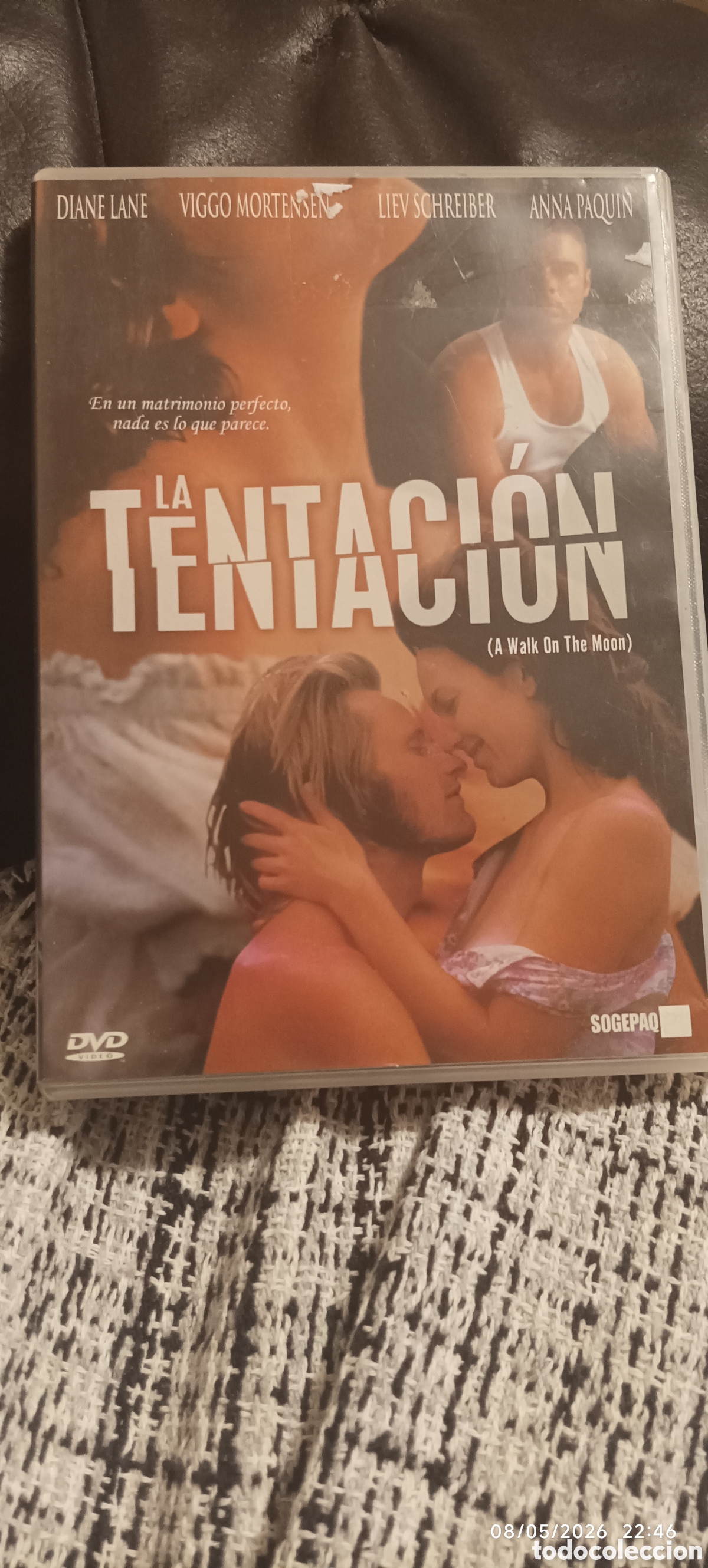 Cine: La tentaci&oacute;n Vigo Mortensen y Diane Lane dvd
