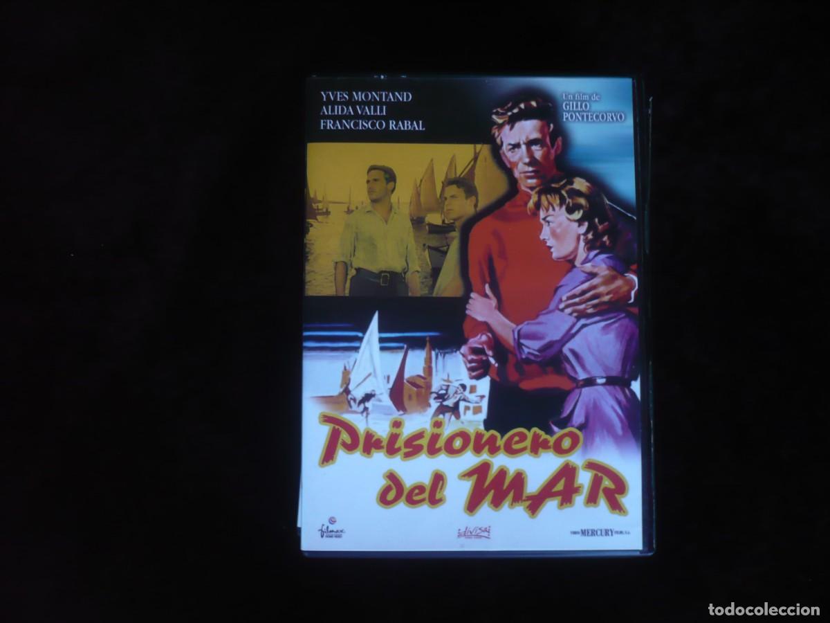 Cinema: prisionero del mar - yves montand y francisco rabal - dvd como nuevo