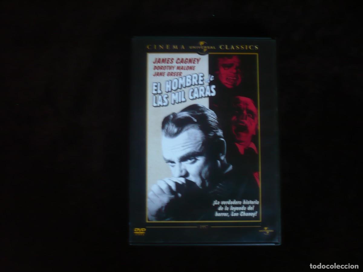 Cinema: el hombre de las mil caras - james cagney - dvd como nuevo