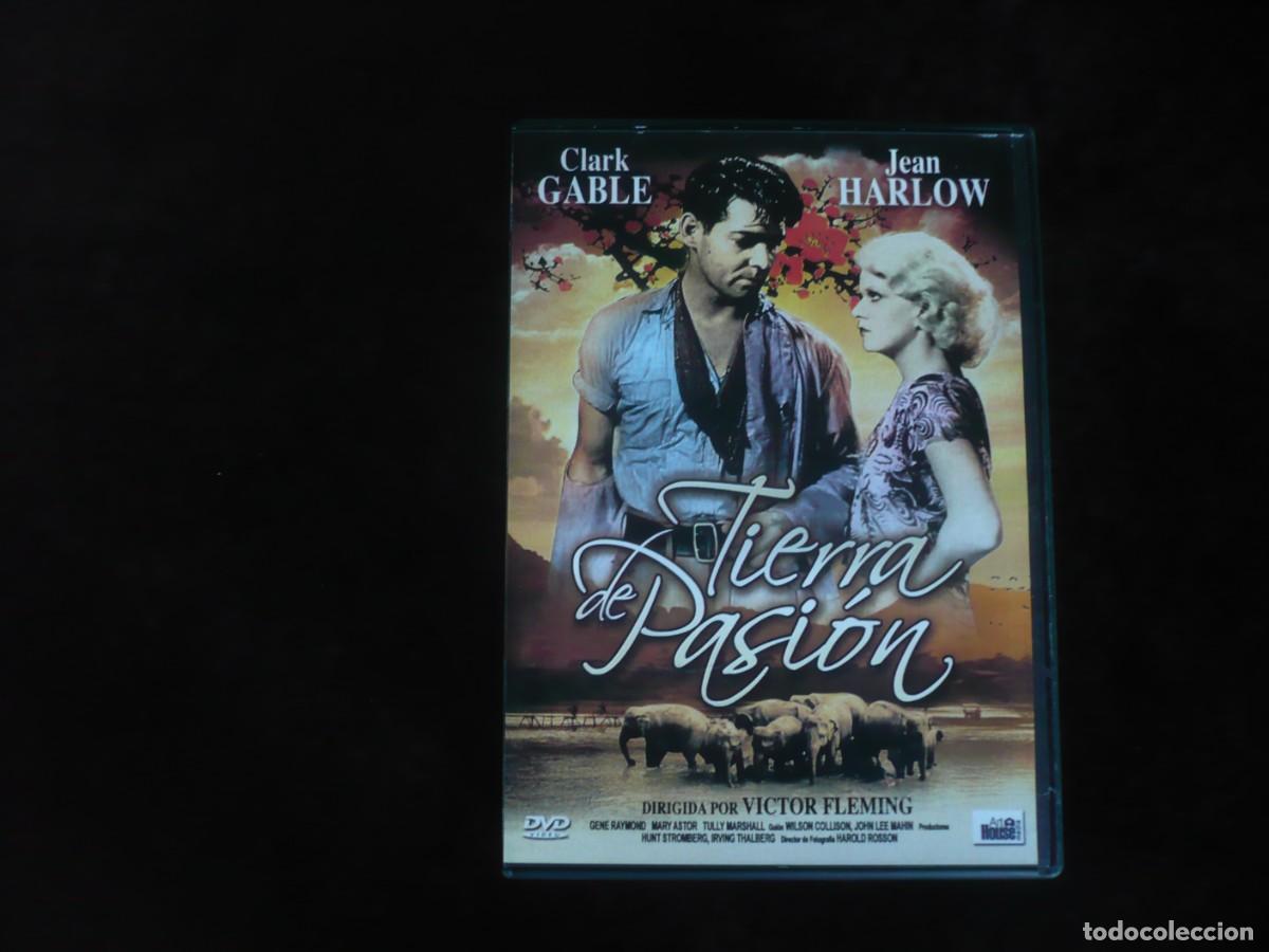 Cine: tierra de pasion - clark gable - dvd casi como nuevo