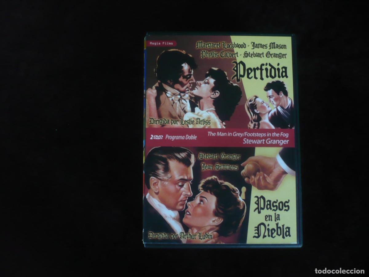 Cine: perfidia + pasos en la niebla - 2 dvd casi como nuevos
