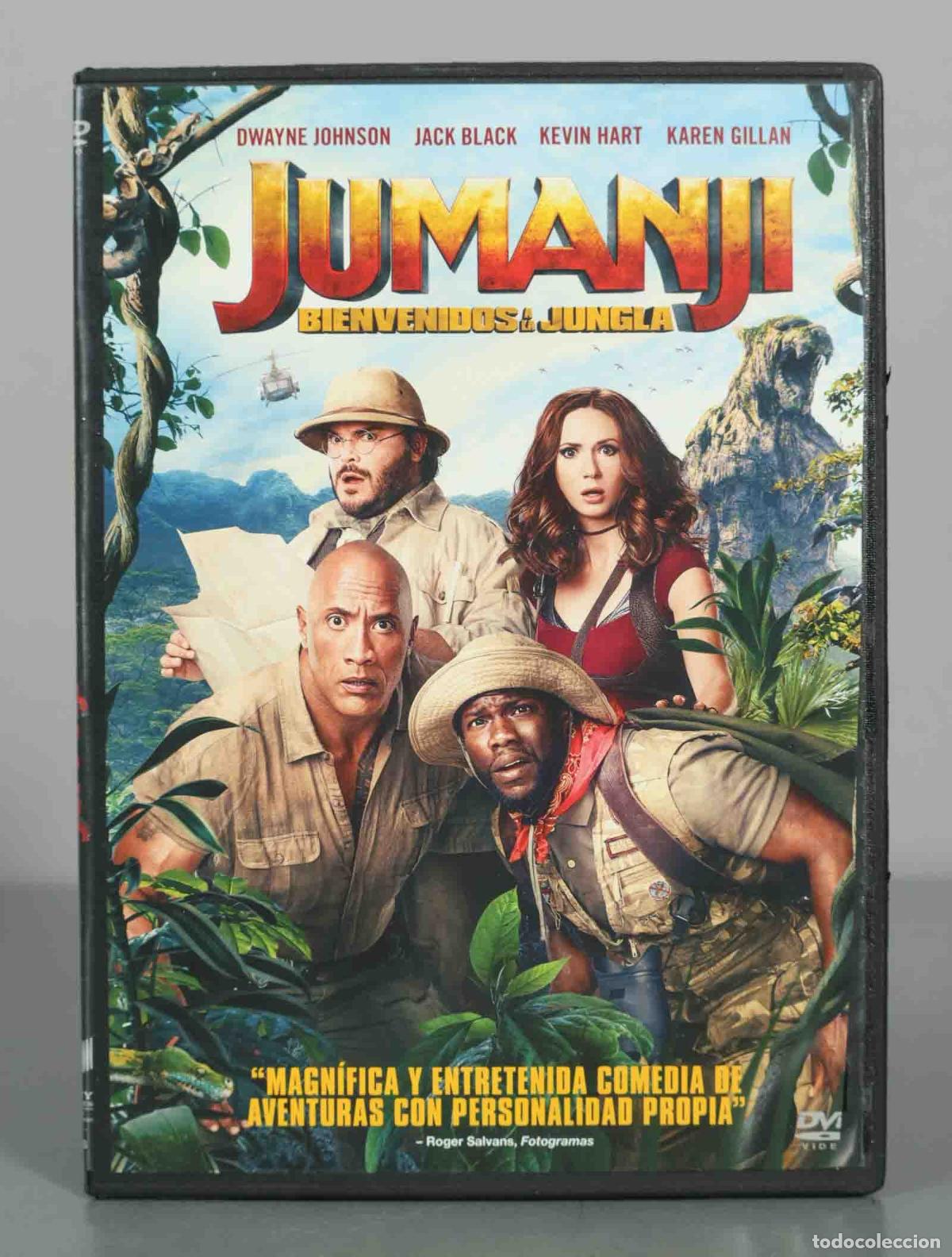 Cin&eacute;ma: DVD. Jumanji: Bienvenidos a la Jungla - Jake Kasdan, Dwayne Johnson, Jack Black, Kevin Hart, Karen