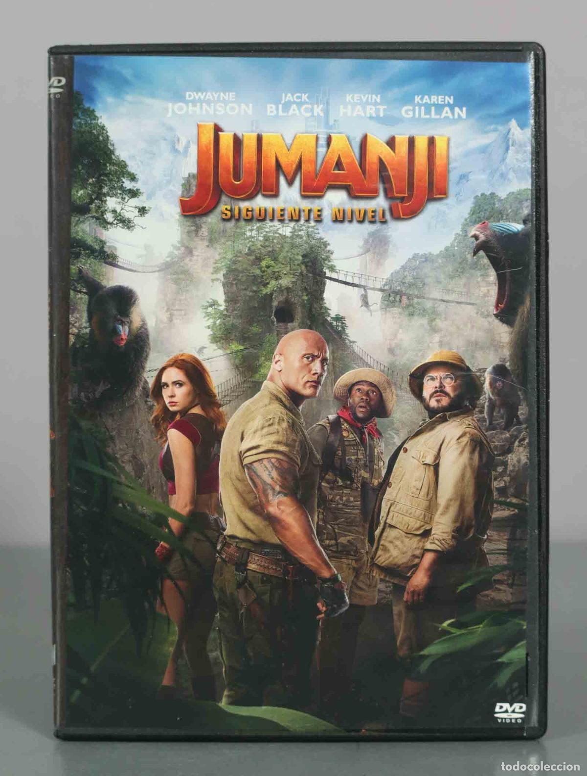 Cin&eacute;ma: DVD. Jumanji: Siguiente Nivel - Dwayne Johnson, Jack Black, Kevin Hart, Karen Gillan, Danny DeVito,