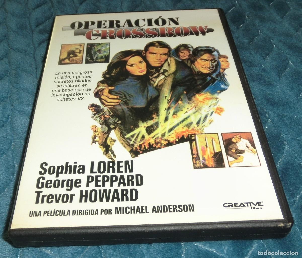 Cine: DVD OPERACI&Oacute;N CROSSBOW - SOPHIA LOREN (DE COLECCIONISTA- PERFECTO ESTADO - UN S&Oacute;LO USO)