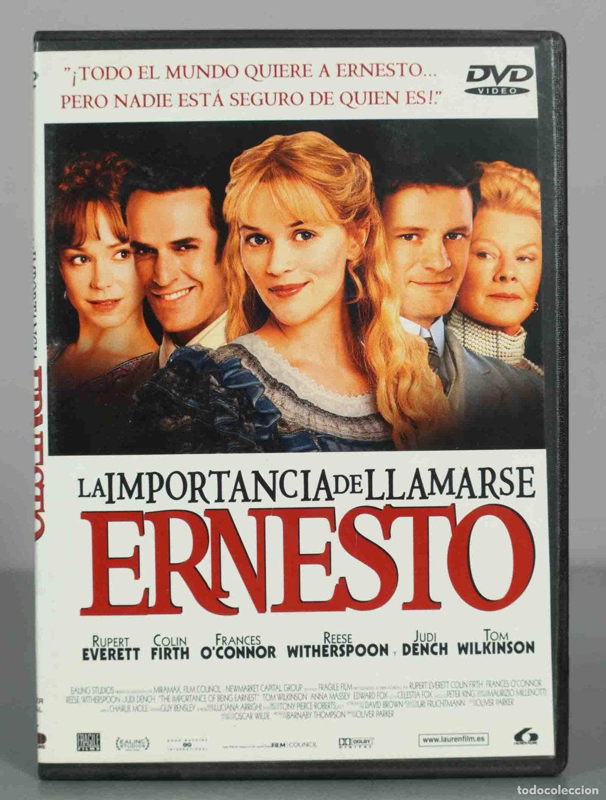 Cine: DVD. La importancia de llamarse Ernesto - Rupert Everett, Colin Firth, Frances O&acute;Connor, Reese With
