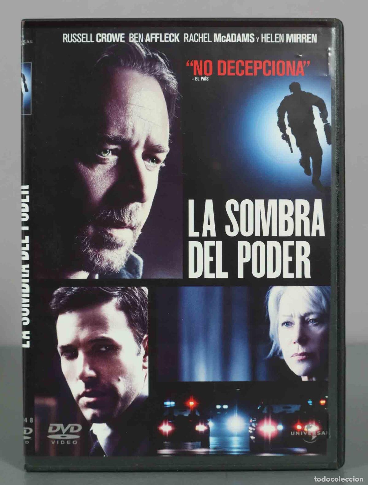 Cine: DVD. La sombra del poder - Kevin Macdonald, Russell Crowe, Ben Affleck, Rachel McAdams, Helen Mirre