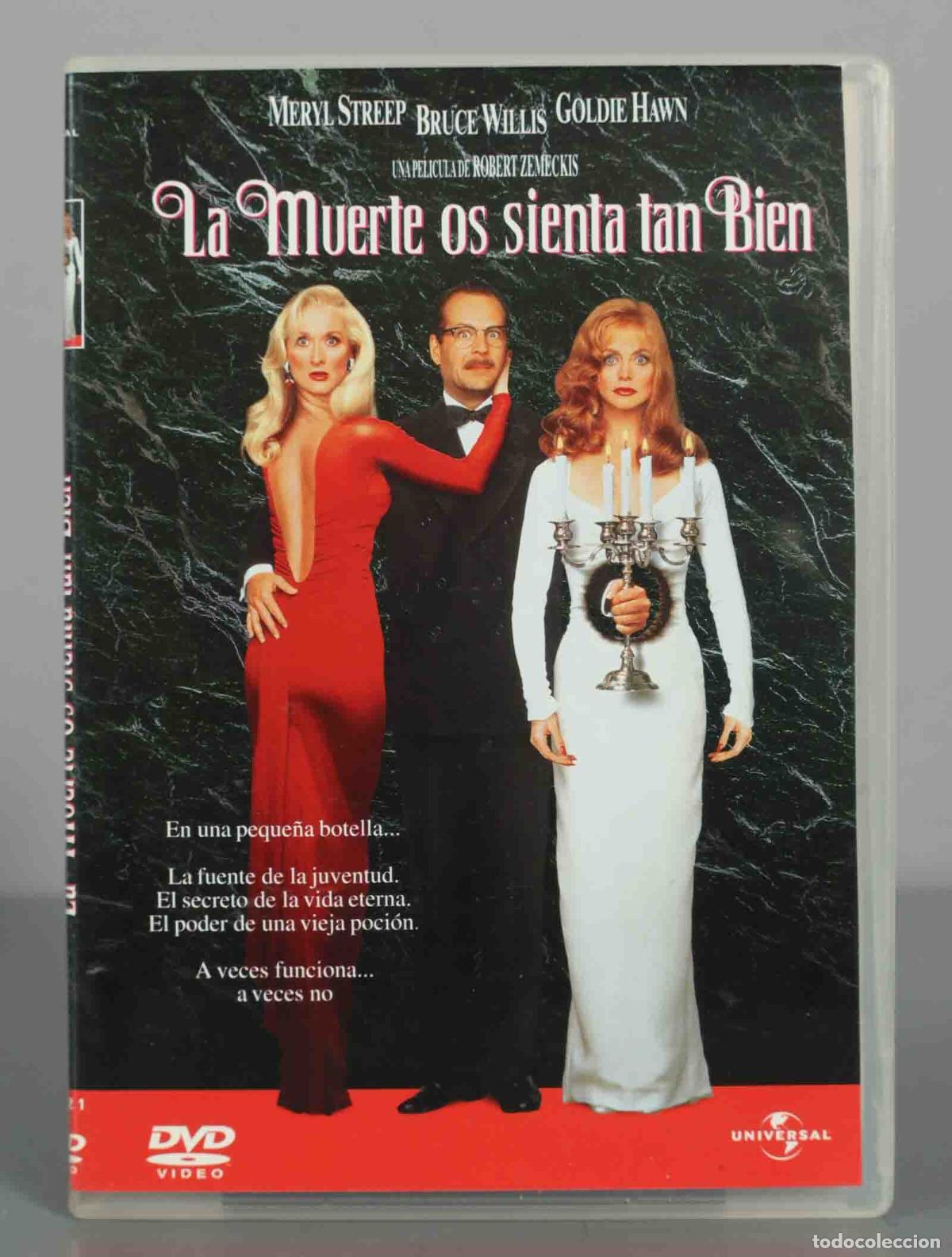 Cine: DVD. La muerte os sienta tan bien - Robert Zemeckis, Meryl Streep, Bruce Willis, Goldie Hawn
