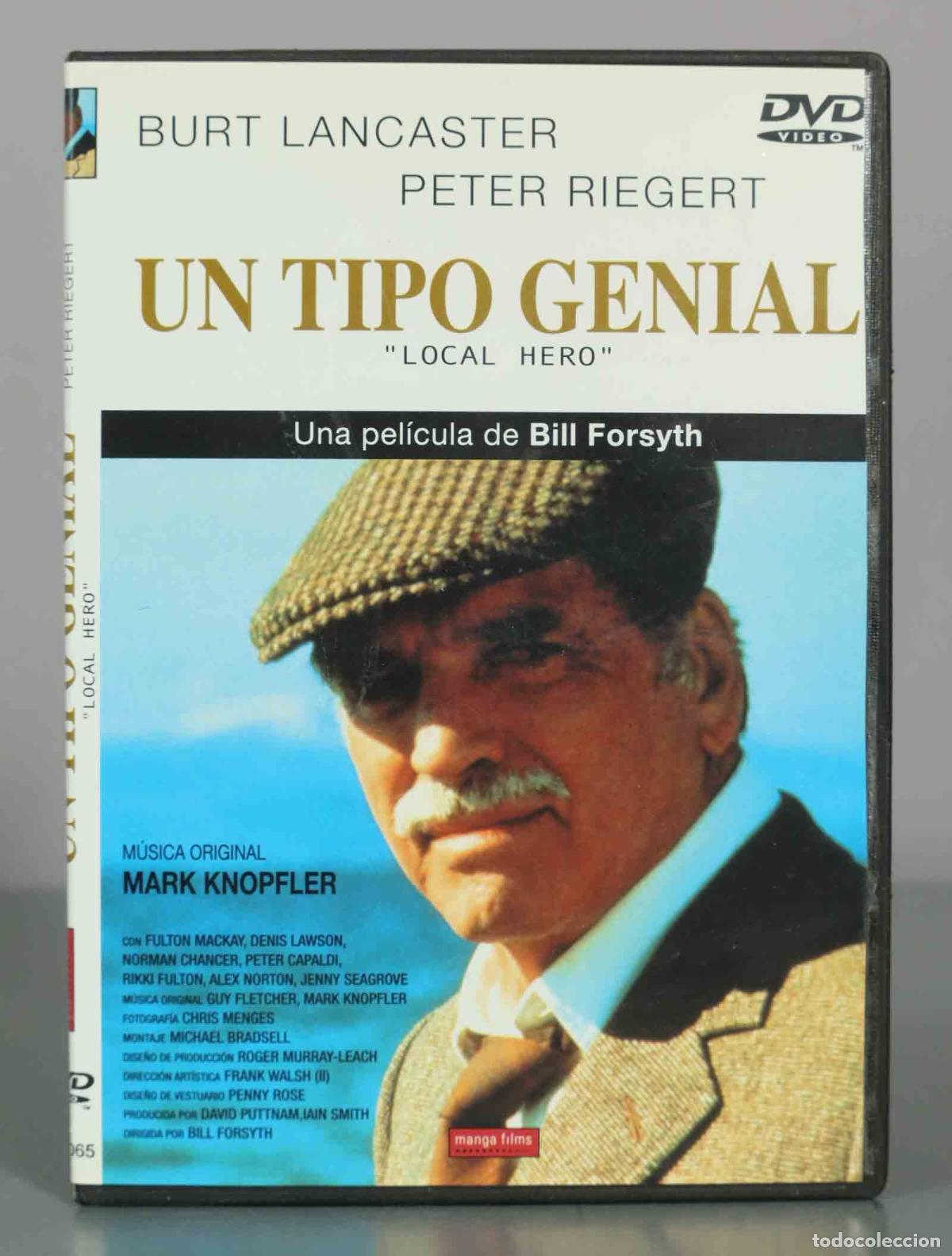 Cine: DVD. Un tipo genial - Bill Forsyth, Burt Lancaster, Peter Riegert, Peter Capaldi, Denis Lawson, Ful