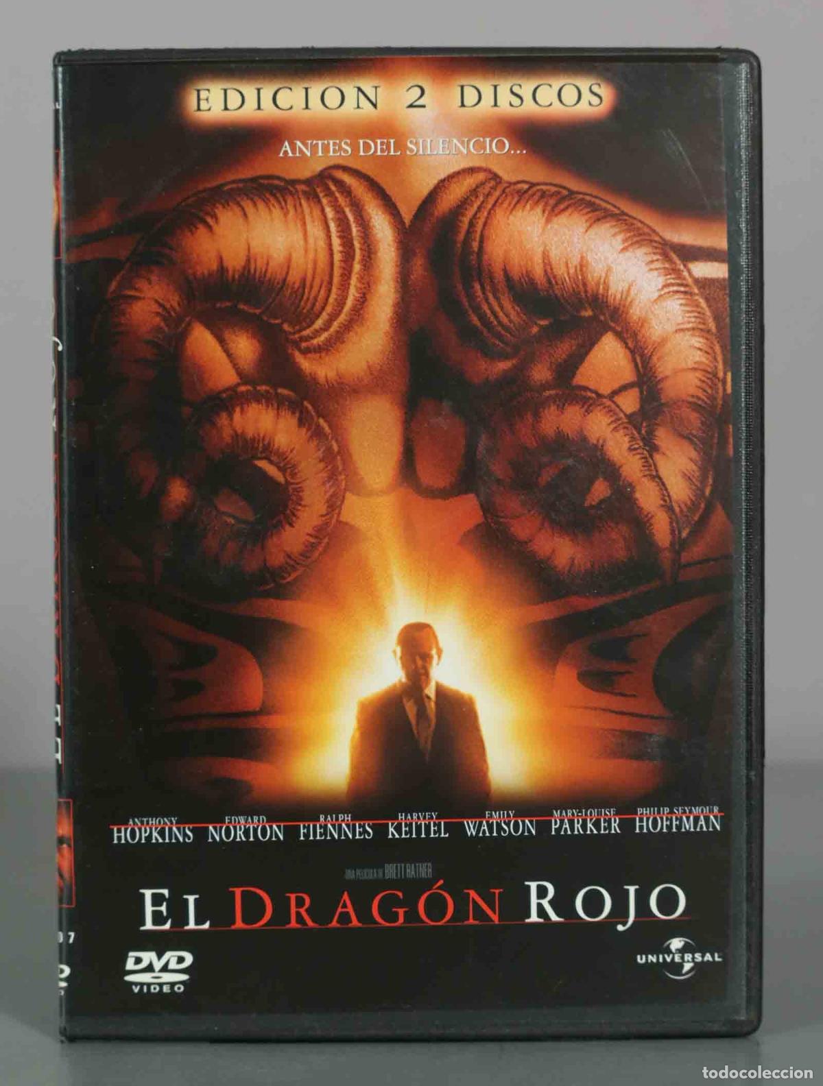 Cine: DVD. El Drag&oacute;n Rojo - Brett Ratner, Anthony Hopkins, Edward Norton, Ralph Fiennes, Harvey Keitel, E